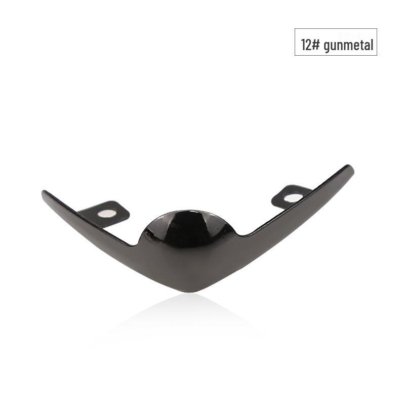 Women's Pointed Toe High Heel Protector - Leather Anti-Kick Decorative Cover with Metal Cap for Shoe Protection.