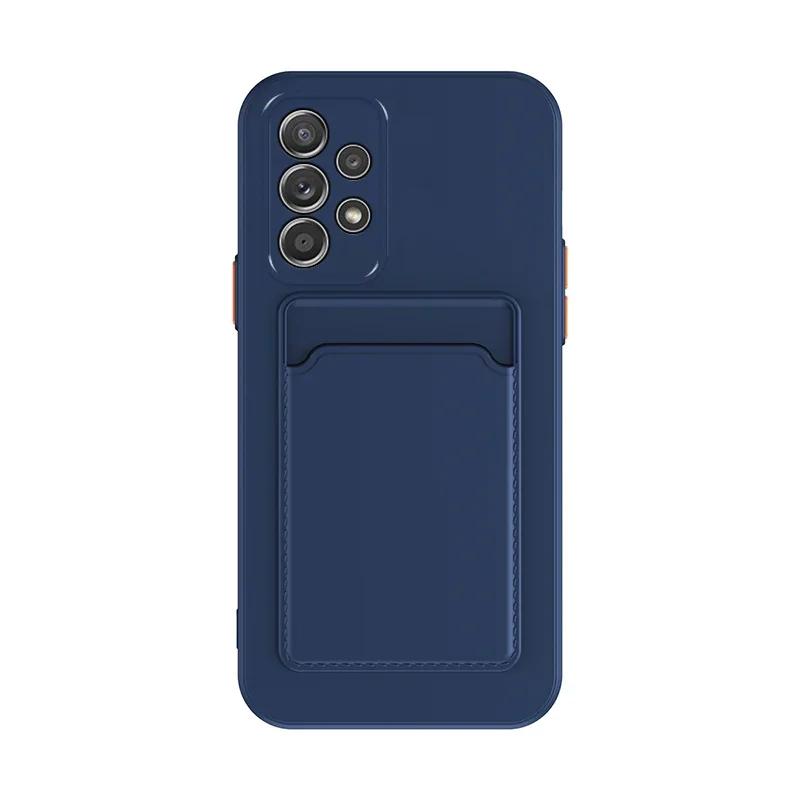 

Soft Silicone Slot Wallet Card Holder Back Case For Samsung Galaxy S24 S23 S22 S21 S20 Plus FE Note 20 Ultra A51 A71 A54 Cover for GalaxyS23Ultra(6.8 )