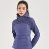 New winter 90 white duck down slim yoga top running light turtleneck hooded cotton jacket sports and leisure down jacket