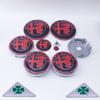 1Set 11pcs Wheel Hub Cover Caps Decoration Stickers for Alfa Romeo GTAM 159 147 156 166 Sizes 14mm-74mm Modification Accessories