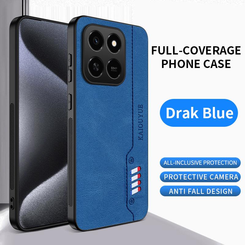 Pro pouzdro Honor X7D pro Honor 400 Chytrý kryt Luxusní PU-Kůže Tvrdý Plast Nárazuvzdorný Telefon Funda Ochranný Kryt Capa