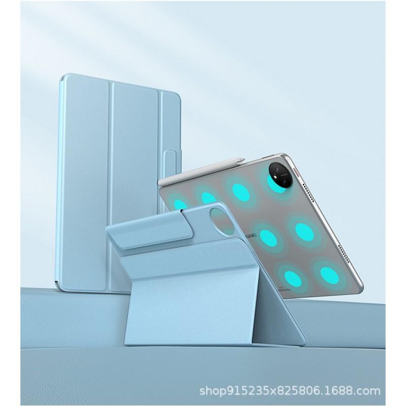 Slim Tri-Fold Magnetic Case MatePad Pro 11 With Pen Slot Stand PU Leather Cover In Multiple Colors