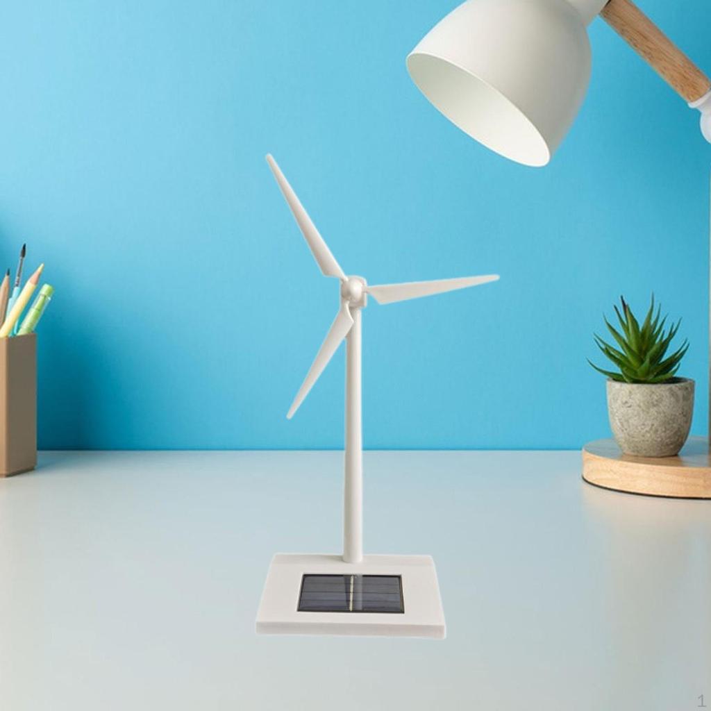 DIY Solarbetriebenes Windmühlenmodell Schreibtisch Heimdeko, Wissenschaft für Studenten