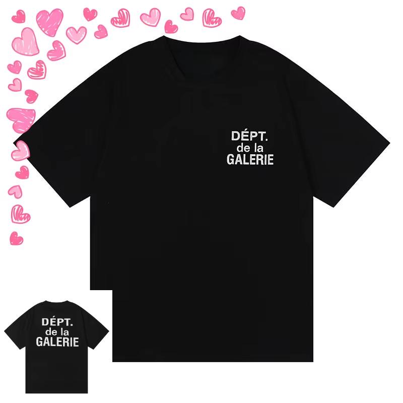 Vară Nou Trendy Brand Imprimeu Clasic Tricou cu Mânecă Scurtă cu Fir Dublu pentru Bărbați și Femei