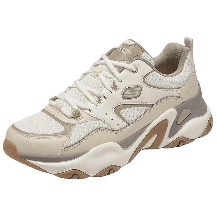 Skechers DLites 5.0 Panda Shoes Men Sneakers Brown 232491-OFWT