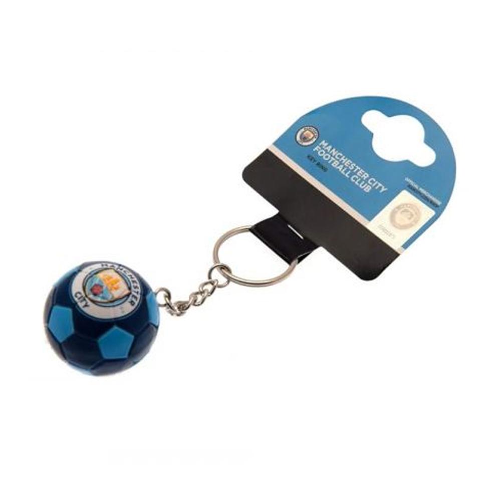 Manchester City FC Football Keyring