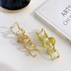 Luxe Hair Alloy Claw Clip For Stunning Style With Smooth Geometry And Rich Choices Color