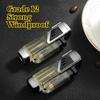 New Four Nozzle Visual Air Chamber Straight Forward Windproof and Waterproof Lighter Cigar Moxibustion Lighting Accessories