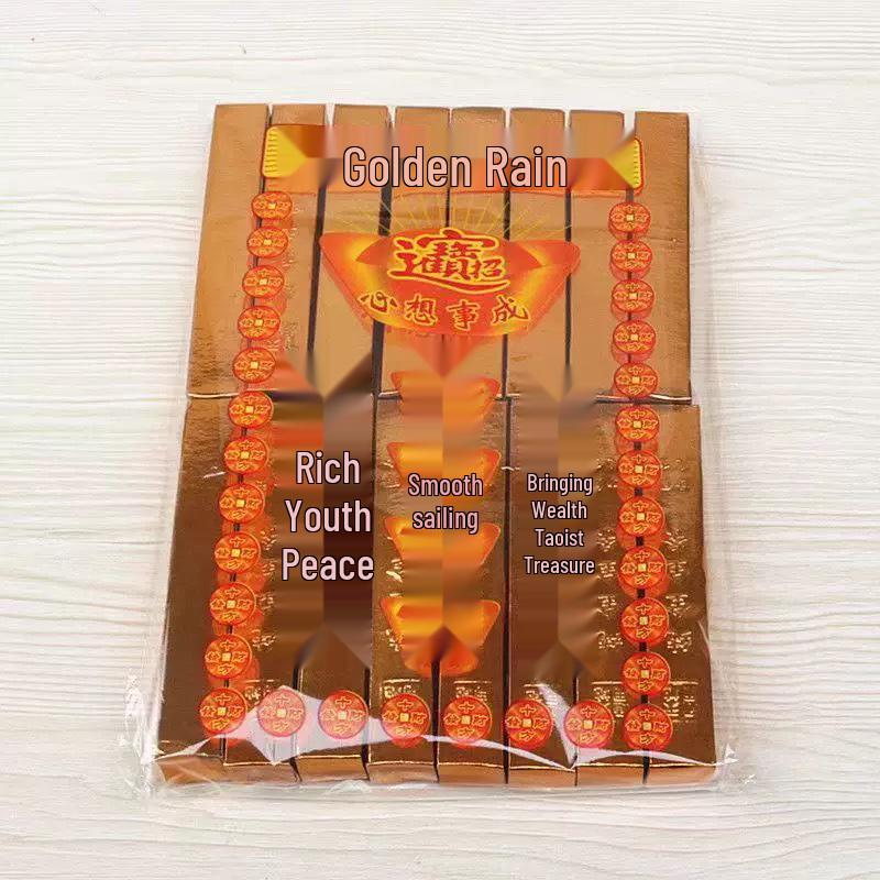 Thickened Handmade Gold Foil Origami Paper for Ingot Crafting