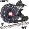 ZTTO MTB 9 Speed Set 1X9 Shifter Rear Derailleur 9V 50T Cassette K7 Sprocket Parts For m370 m430 m590 DEORE Single Crank System