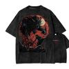 New Top Fashion Action Roleplaying GameBlood Borne Peripherals Print Tshirt Vintage Washed Men Women Cotton Loose Oversize Tee