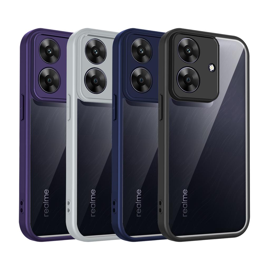 For Realme Note 60 Case Realme note 60X Phone Case Realme Note60 Cover Air Cushion Silicon Bumper Clear Matte Back Cover Hard