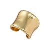 Not Piercing Copper Ear Cuff Minimalist Elegant Arc Shape Design Fashion Accessory for Easy and Comfortable Wear