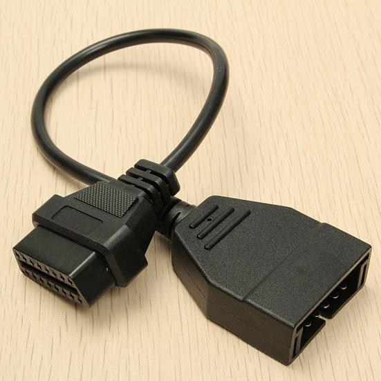 Diagnostický skener 12pinový Obd1 až 16pinový kabel převodníku Obd2 pro GM auto