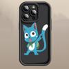 D-44 Fairy Tail Cat  Case for iPhone 15 14 13 12 8 Plus Samsung S24 S23 Ultra A04S A05S Huawei P40 P50 P60 Nova 11 Pro Max OPPO A17K Reno 10
