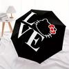 1pc Hello Kitty LoveUmbrella with Plastic Handle,Suitable for All Seasons Home Travel Outdoor UmbrellaSanlio182