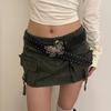 Fashion Enthusiasts PU Belt for Skirt Female Waist Belt with Butterfly Buckle