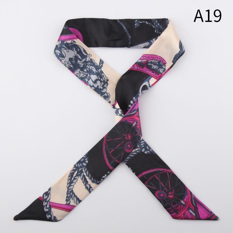 Silk Scarves Versatile Tied Bags, Long Strips, Small Silk Scarves, Bows, Headbands, Streamers, Gift Boxes, Gift Straps.