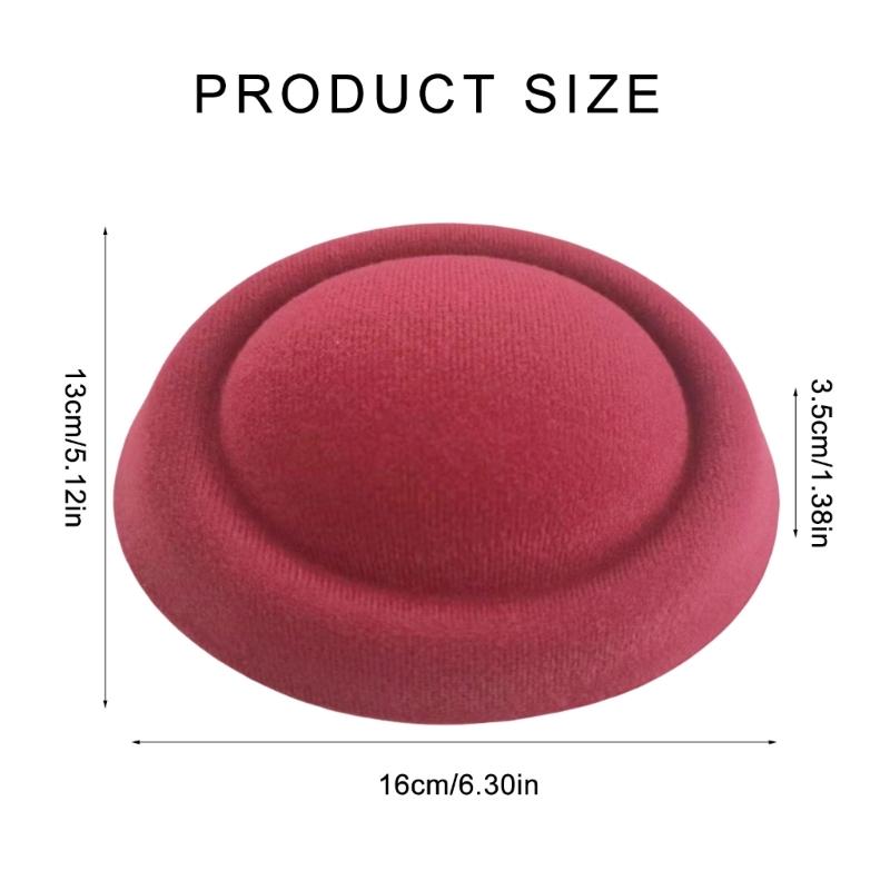 Airline Crew Hat Base for Professional Uniforms Caps Masquerade Captain Costume Hat Base Hat Accessories Making Materials