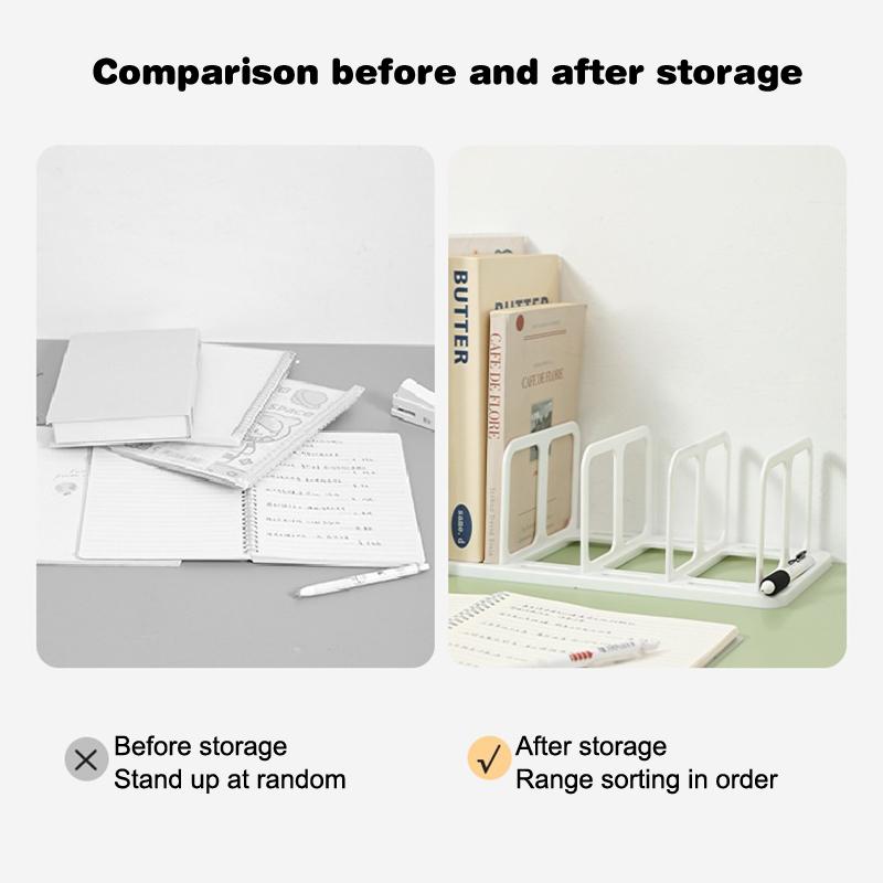 Removable Multi-function Book Magazine Bookshelf Storage Bookends Stand Desk Organizer Holder Home Office Desk Shelf