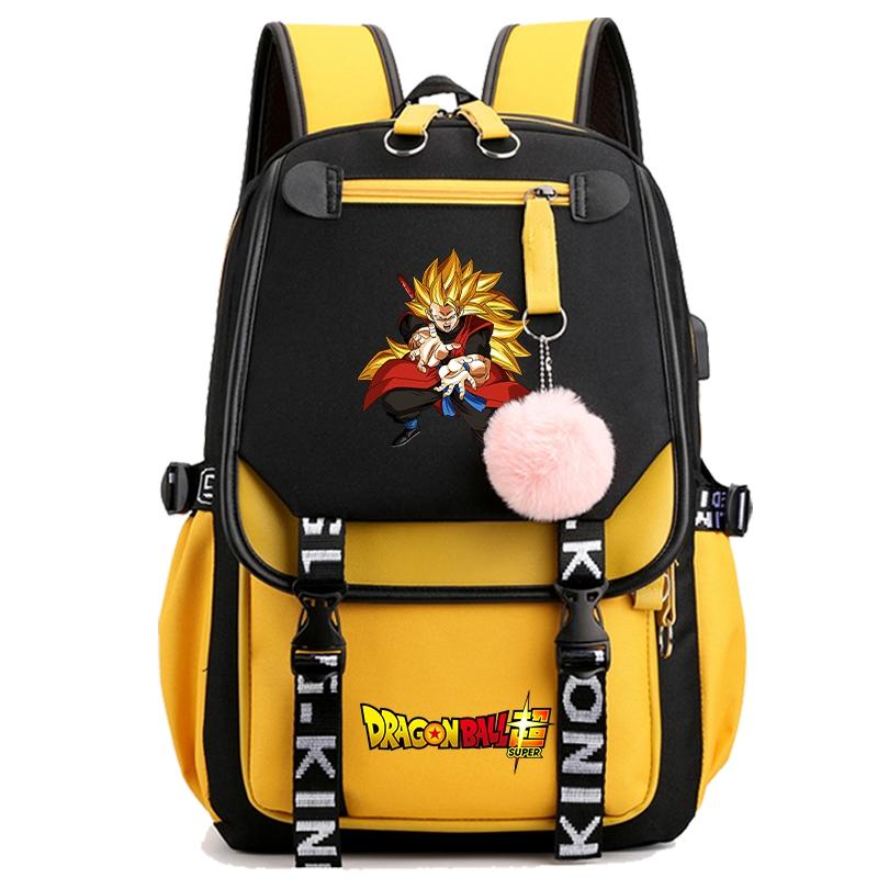 Anime Dragon Ball Bag Large Capacity Backpack for Women Anti Theft Travel Bag Back To Schoolbag for Teenager Girl Laptop Bag Women Travel Bag Mochila