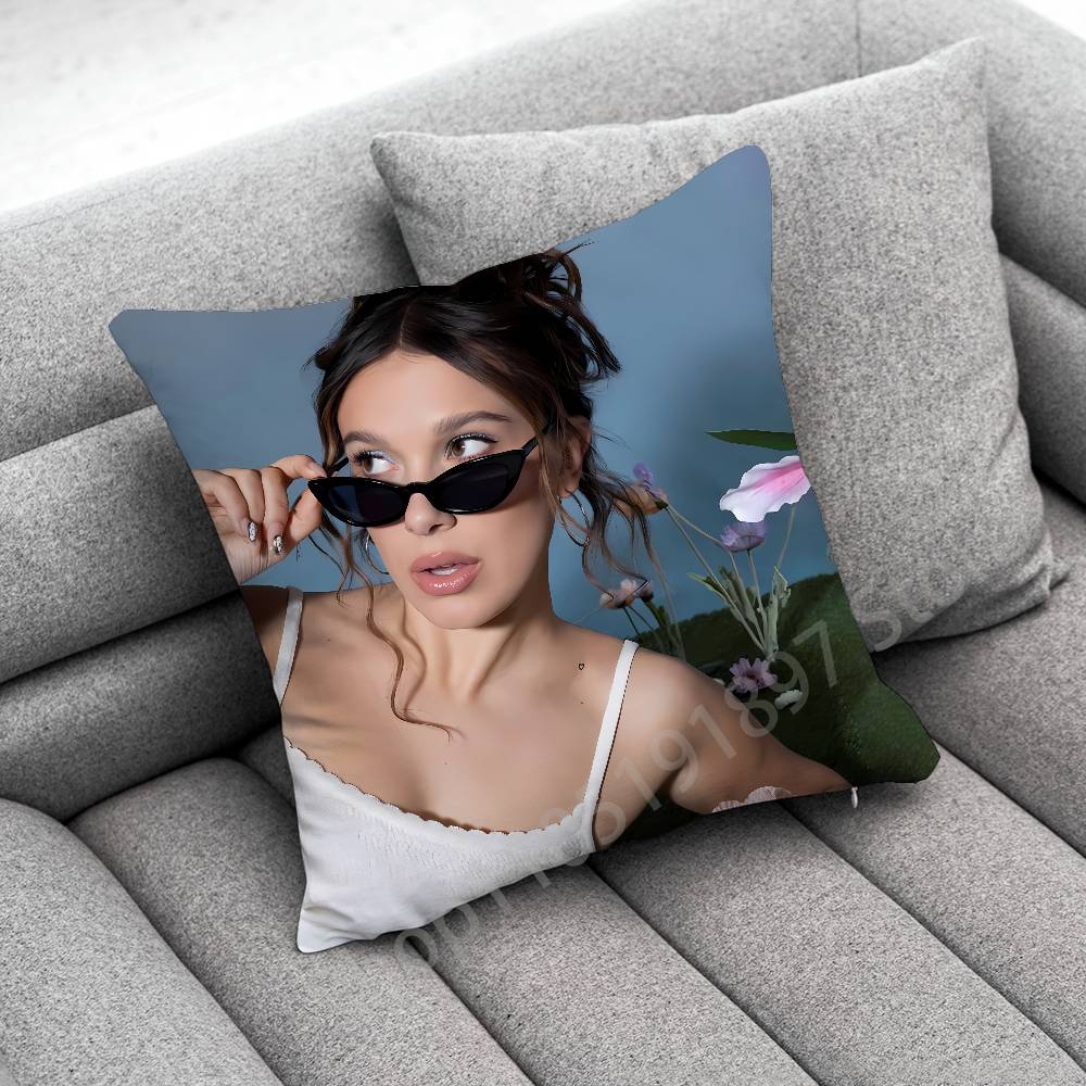 M-Millie Bobby Brown Throw Pillow Case For 55cm 30cm 50cm 45*45cm 40cm Square Chair Pillowcase Case