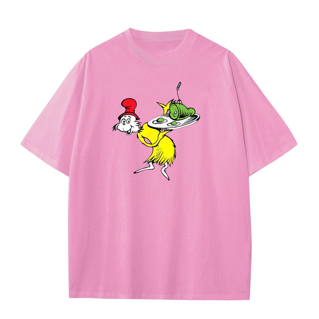 Boys And Girls Casual Loose Easter Print T-Shirt Round Neck Pullover Short Sleeve Top
