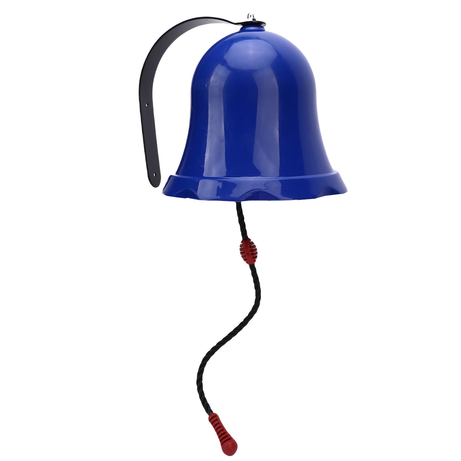 Campanella da appendere all'aperto Suono nitido e forte Campanella da appendere a parete Giocattolo per Casa di Legno Bambini Blu blu