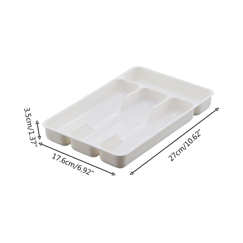 Nuevo Organizador de Cubiertos para Cajón de Cocina Tenedor Cuchara Vajilla Utensilio Almacenamiento de Cubiertos Palillos Almacenamiento de Cuchillo y Tenedor