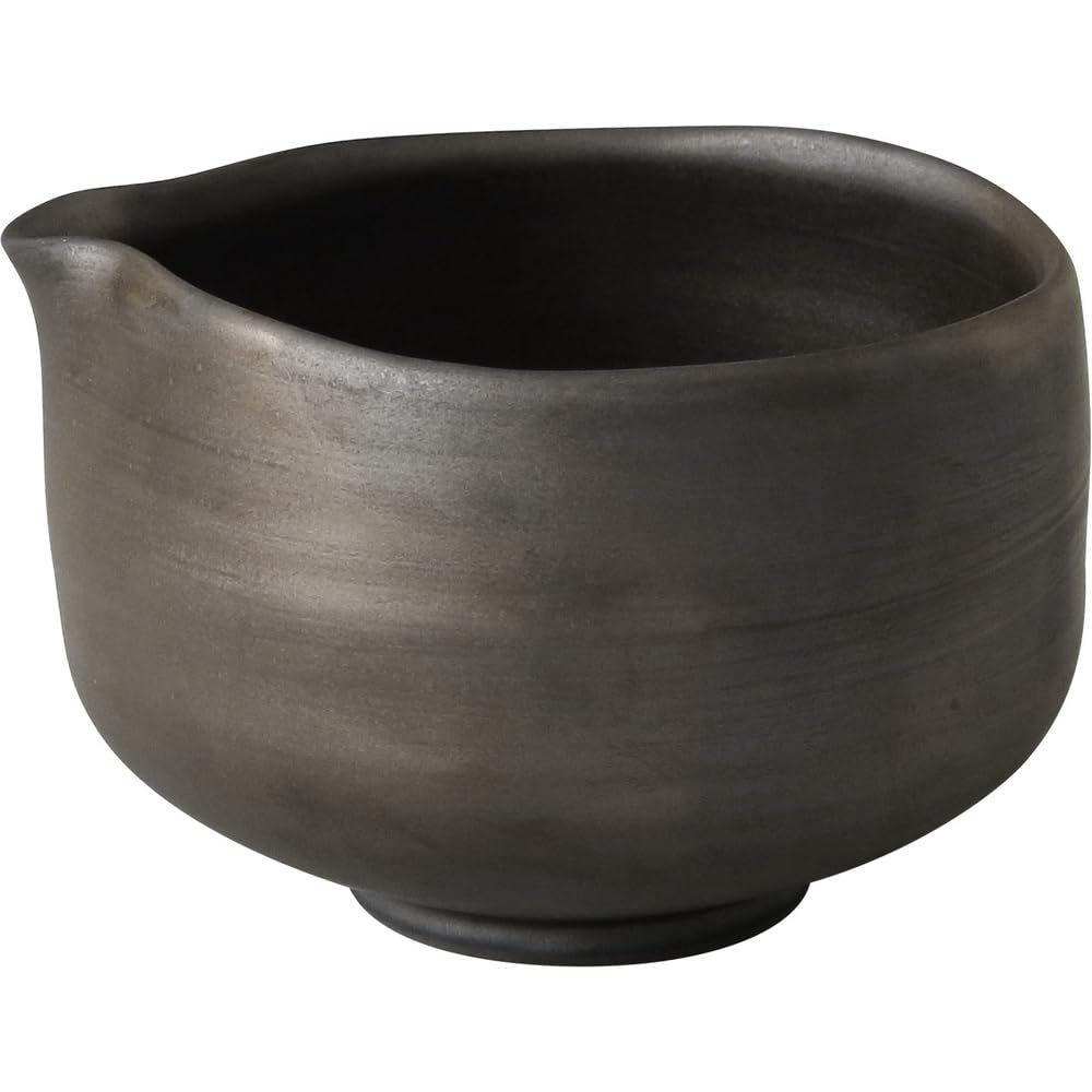 

World Create Handmade Katakuchi Matcha Bowl with Gold x D11 x 16322 Glaze, Size Approx. W12.5 H7.5 cm,