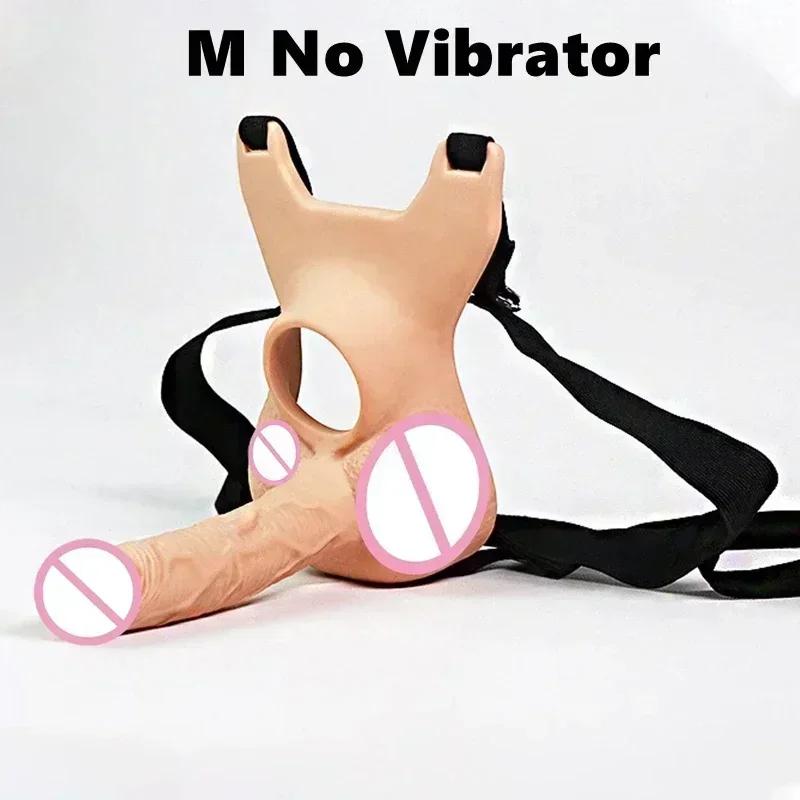Vaginaplugg 10 frekvenser Dobbel penetrering Analplugg Dildo Butt-plugg Vibrator for menn Stropp på penis Sexleketøy for par