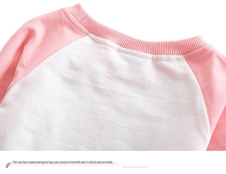 Korean Style Girls' Cartoon Long Sleeve Princess Dress - Mesh Skirt (Spring & Autumn 2026)