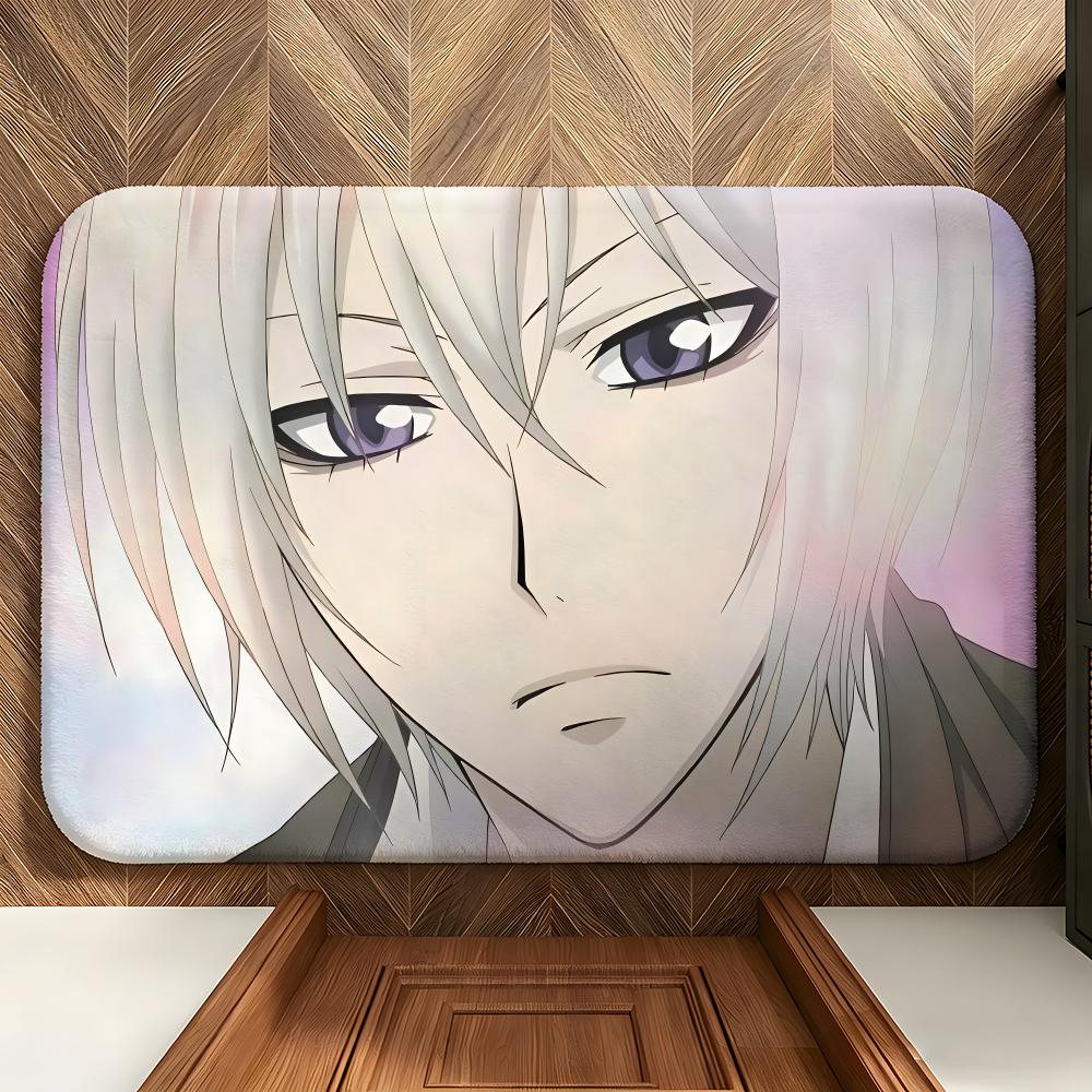Anime K-Kamisama K-Kiss Floor Mat Soft Flannel Floor Mat Suitable for Entryways, Living Rooms, Bedrooms, and Bathrooms