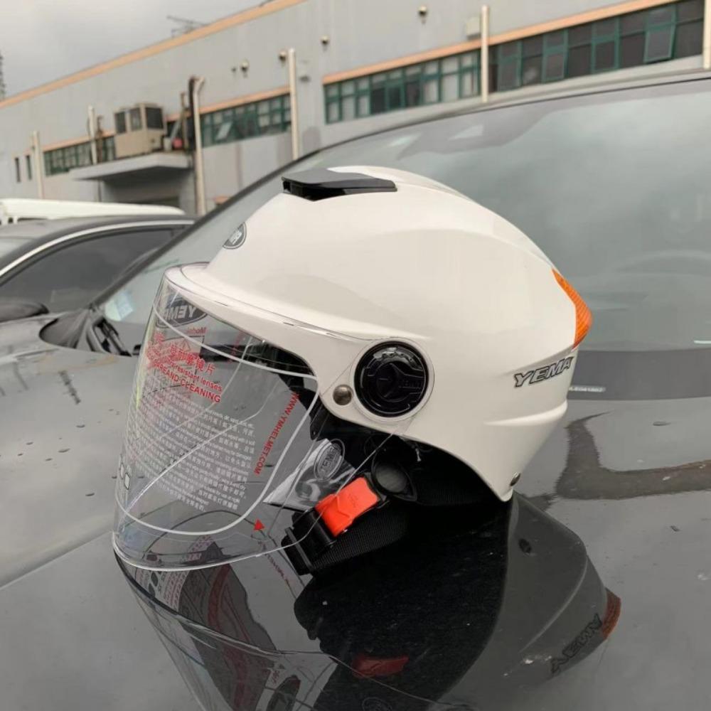 Motorcycle Electric Car Helmet Men's and Women's Sunscreen Caps, Riding Half Helmets