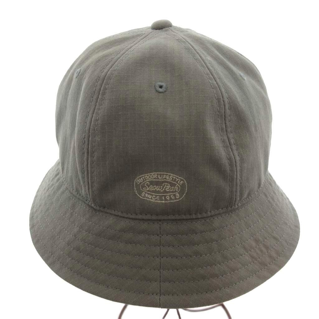 Used Snow Peak Snow Peak Good Condition TAKIBI Canvas Hat Bucket Hat Khaki Plain with Ventilation Holes AC-21AU101 /TQ GY62