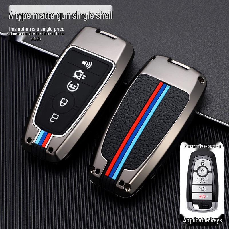 2020 Ford Escape & 2022 Mondeo Edge Two-Button Car Key Case