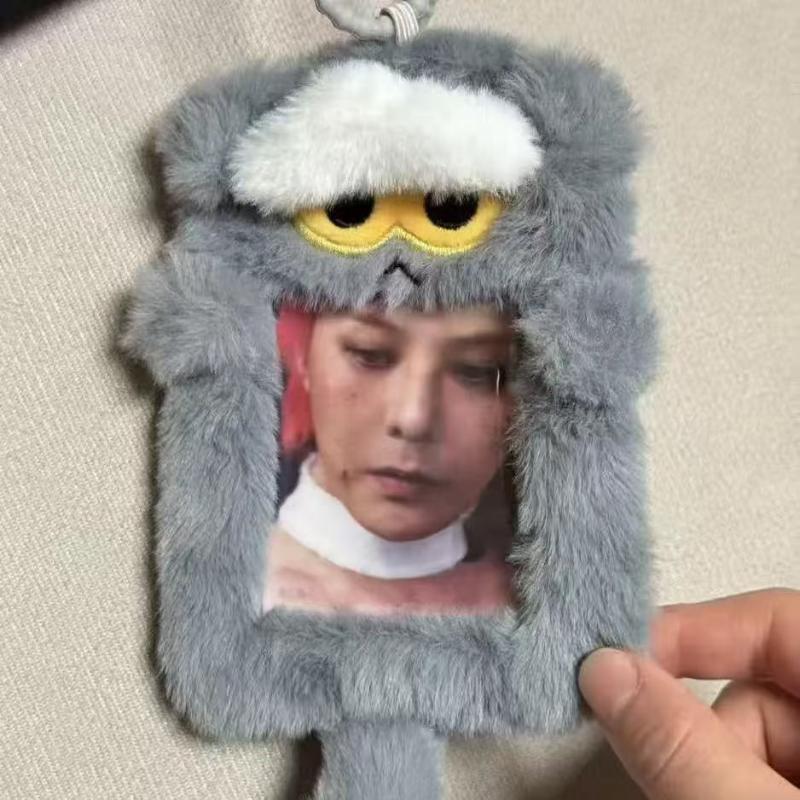 Plush Photocard Case Photo ID Credit Band Card Holder Card Case Students Idol Photos Protective Cover