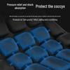 Universal Waterproof Heat Insulation Motorcycle Seat Cushion with Shock Absorption & Sunscreen