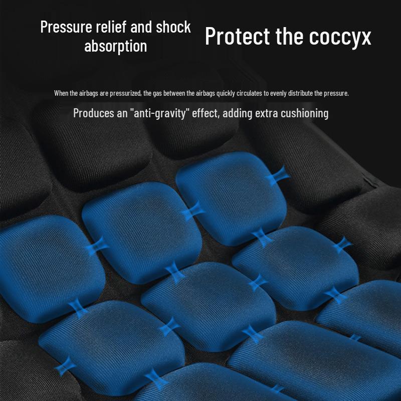 Universal Waterproof Heat Insulation Motorcycle Seat Cushion with Shock Absorption & Sunscreen
