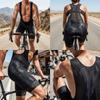 Salopette da Ciclismo Senza Cuciture Imbottitura 9D Pro Pantaloni da Ciclismo MTB Neri da Uomo Bici Gravel