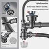 Kitchen Sink Double Drain Pipe Kit