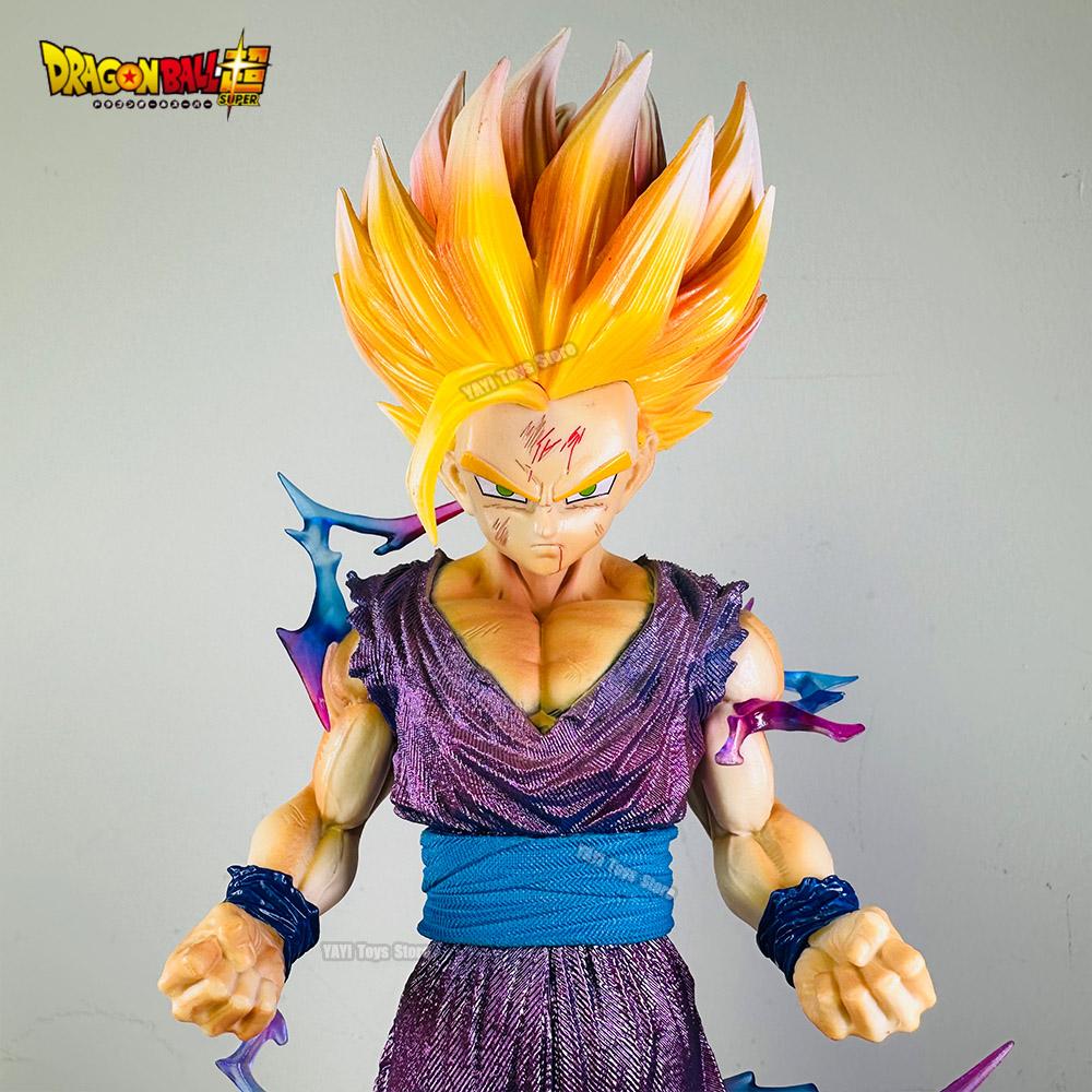 25cm Dragon Ball Z Anime Figure Son Gohan Action Figurine Super Saiyan 2 Cell Game Children Toys Son Goku  Gift
