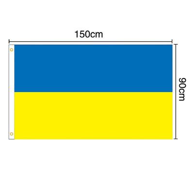 90x150cm Ukrayna Bayrağı Mavi Sarı UA UKR Bayrak Ukrayna Milli Bayrağı Dekorasyon İçin