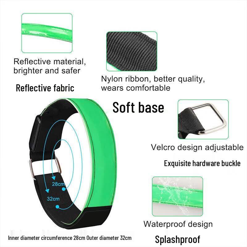 LED Safety Running Armband 2-Pack