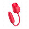 Mantinghua Dual-Head Vibrating Tongue & Telescopic Egg for Women, Couples Flirting & Self-Pleasure