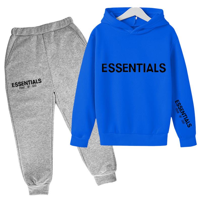 FEAR OF GOD Duplex Essentials Children's Suit Chest Hot Printing Children's Hoodie T