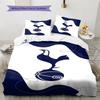 Tottenham Logo  Bedding Quilt Set Quilt Cover Pillowcase Home Decoration Birthday Gift (1 * Duvet Cover + 2 * Pillowcase, Without Core)