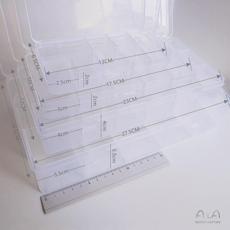 Caja de Almacenamiento Modular Transparente para Joyería y Accesorios