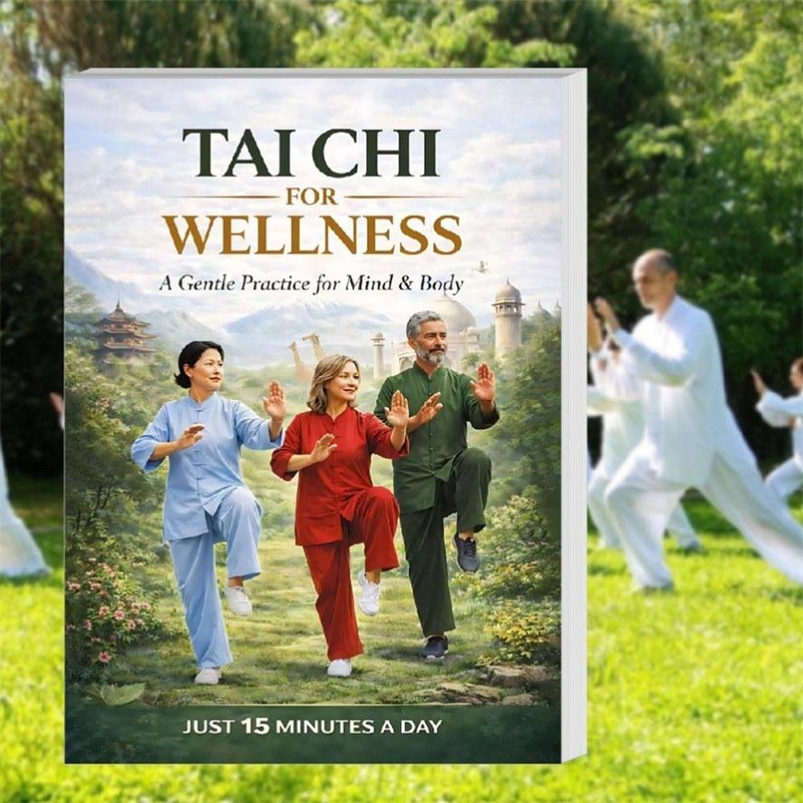 Tai Chi Chůze pro seniory: 28denní jemný plán Tai Chi pro rovnováhu, stabilitu, zdraví a cvičení