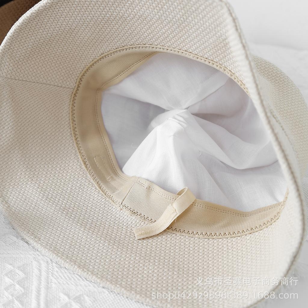 Autumn Winter Bucket Hats For Women Flat Top Retro Korean Fisherman Cap Female Vintage Solid Color New